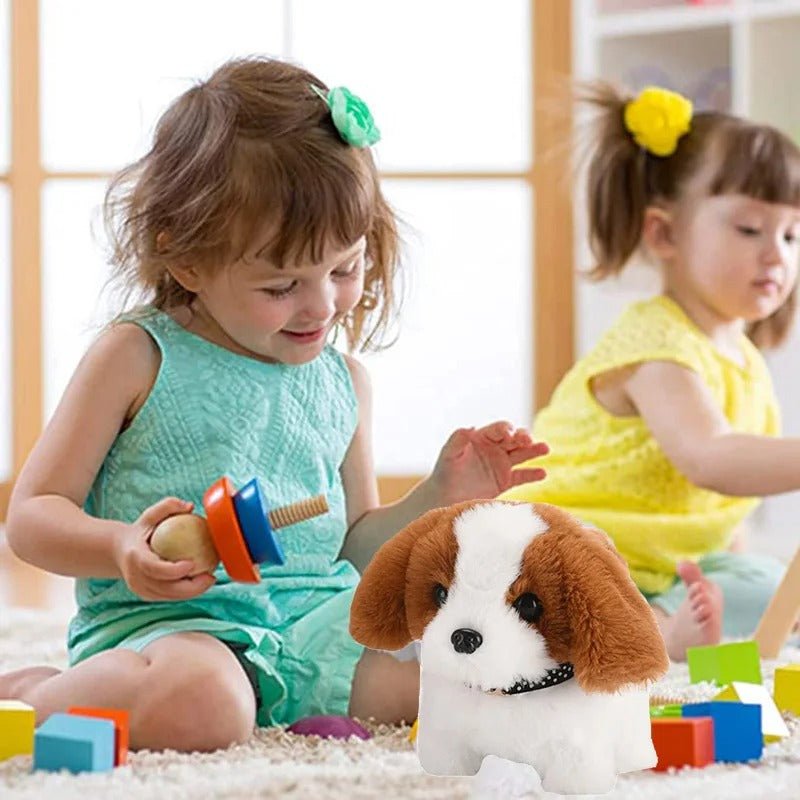 Jouet électronique en peluche - Cigogne et bébé