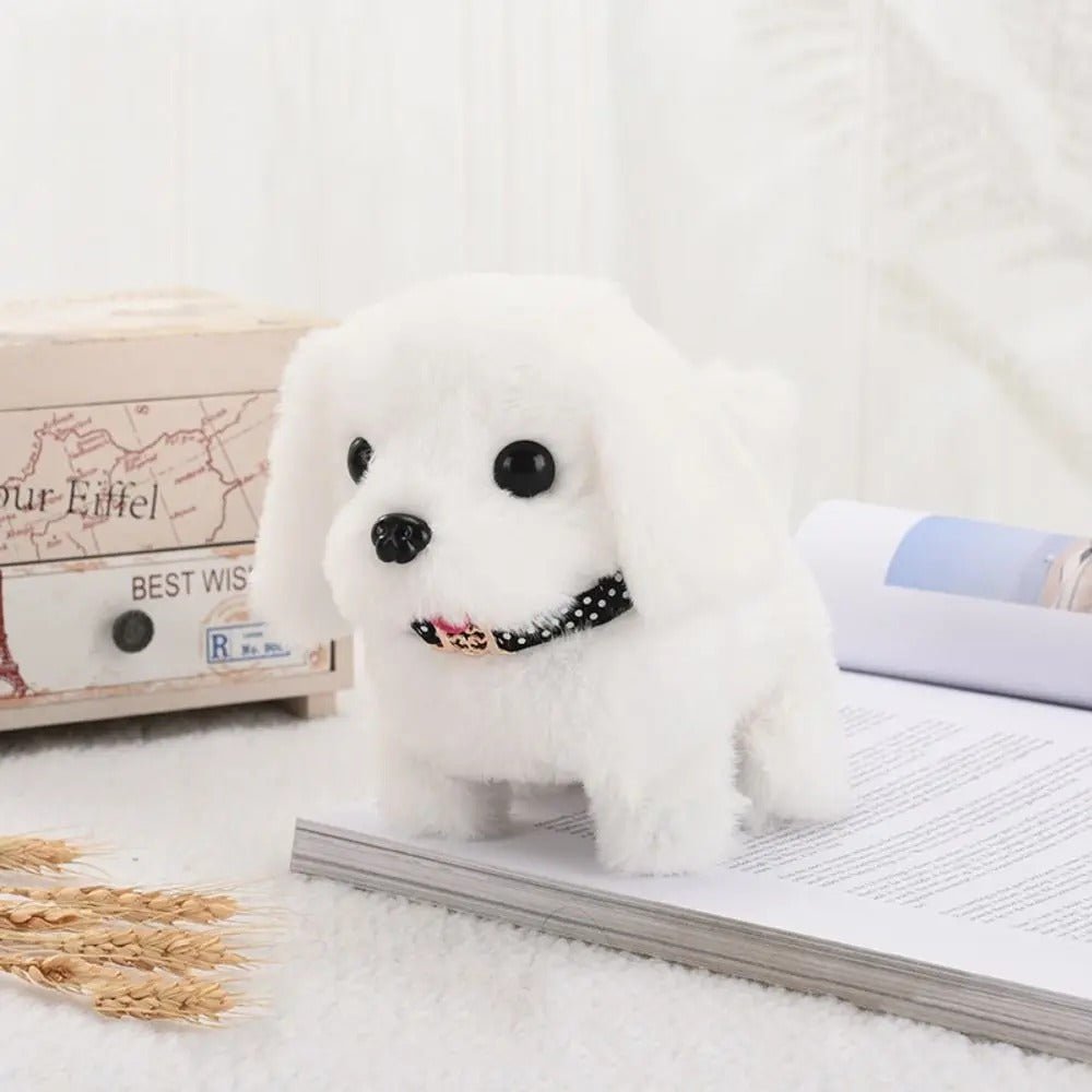 Jouet électronique en peluche - Cigogne et bébé