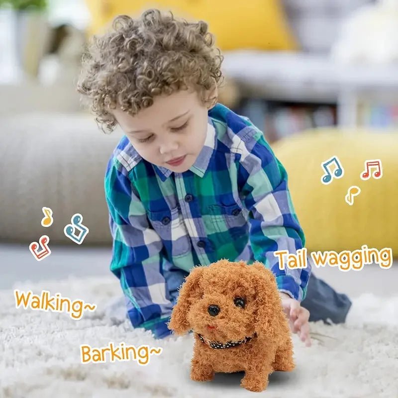 Jouet électronique en peluche - Cigogne et bébé