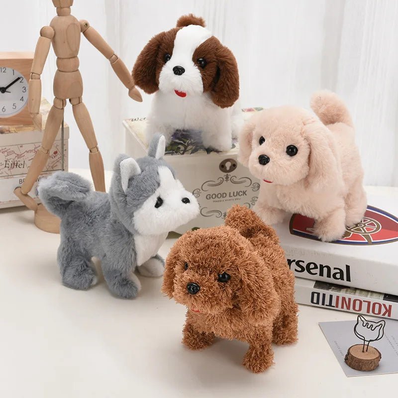 Jouet électronique en peluche - Cigogne et bébé