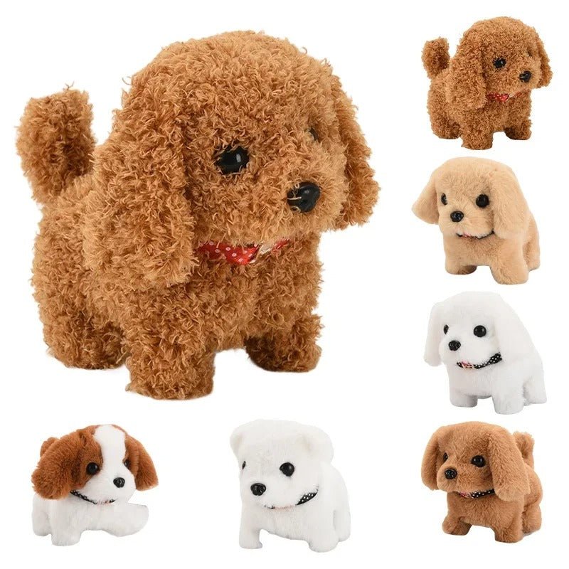 Jouet électronique en peluche - Cigogne et bébé