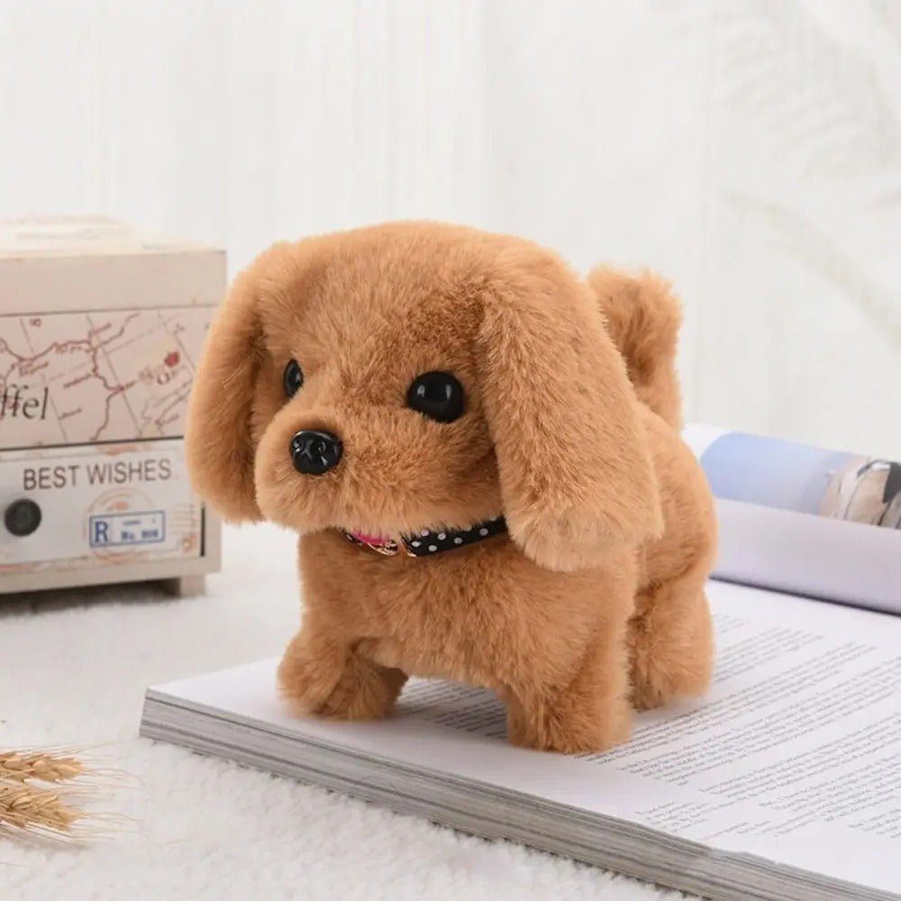 Jouet électronique en peluche - Cigogne et bébé