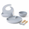 Ensemble repas bébé silicone sans BPA – Kit vaisselle 5 pièces