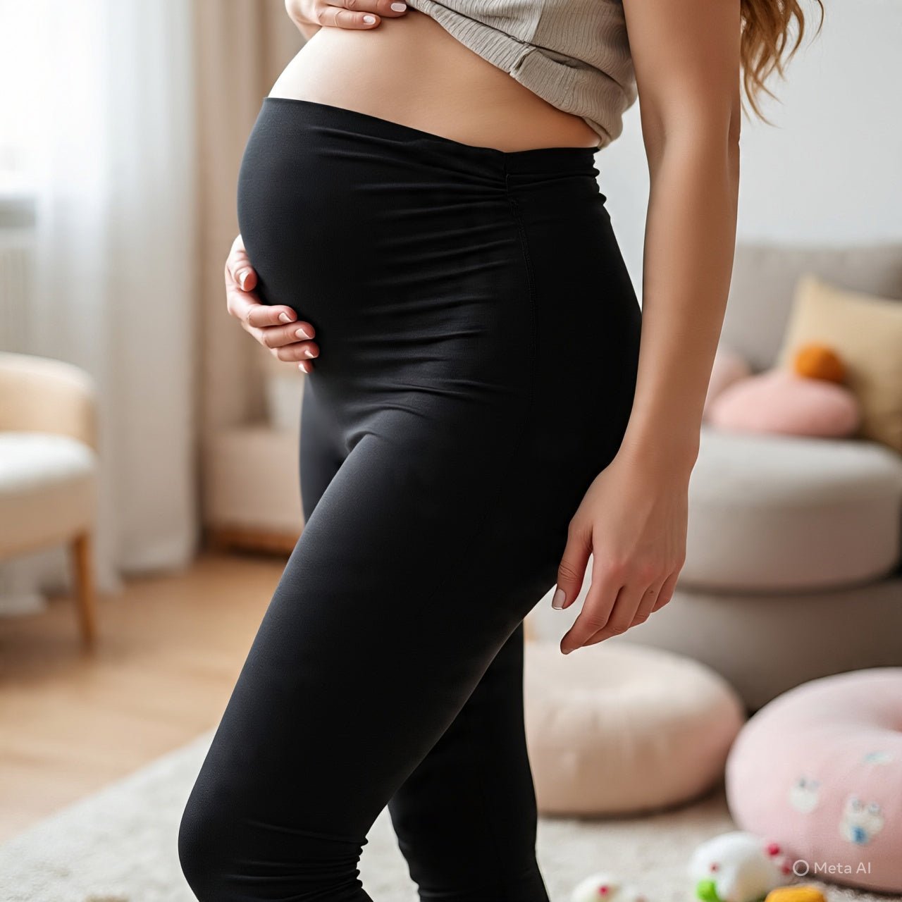 Legging grossesse - Cigogne et bébé
