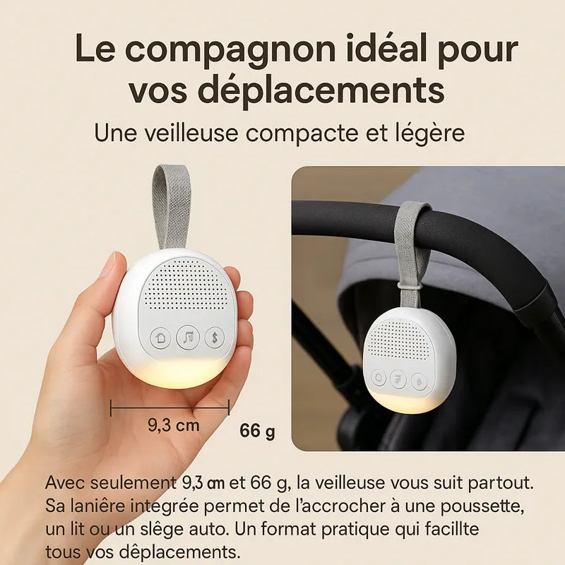 Dimensions de la machine a bruit blanc