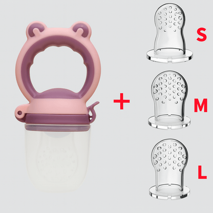 Mangeoire à fruits pour bébé - Cigogne et bébé