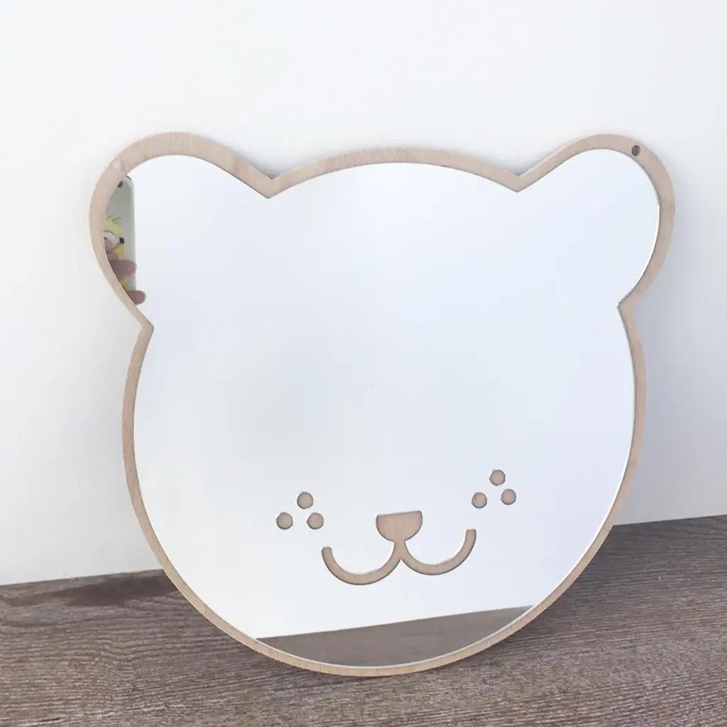 Miroir décoratif - Cigogne et bébé