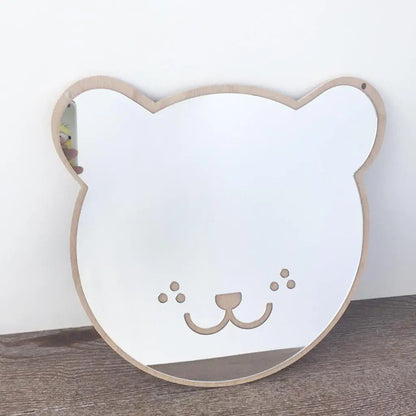 Miroir décoratif - Cigogne et bébé