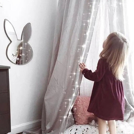 Miroir décoratif - Cigogne et bébé