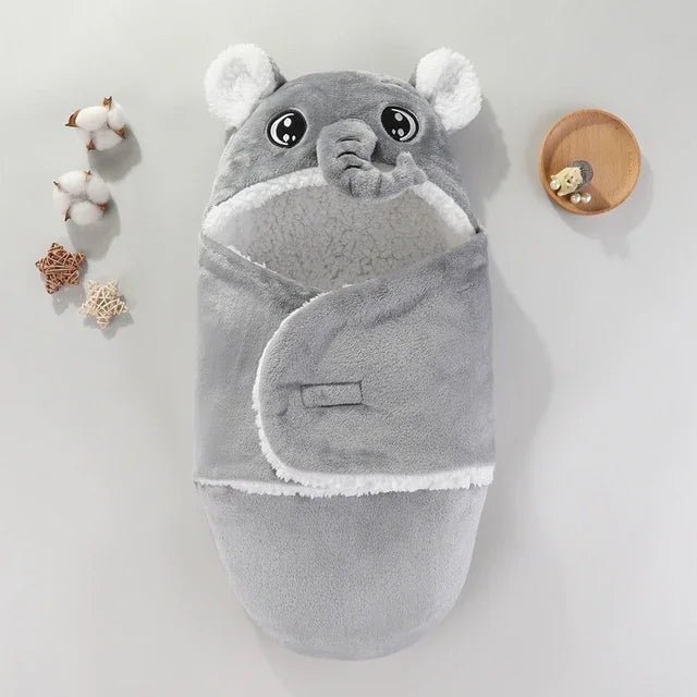 Nid d'ange pour bébé - Cigogne et bébé