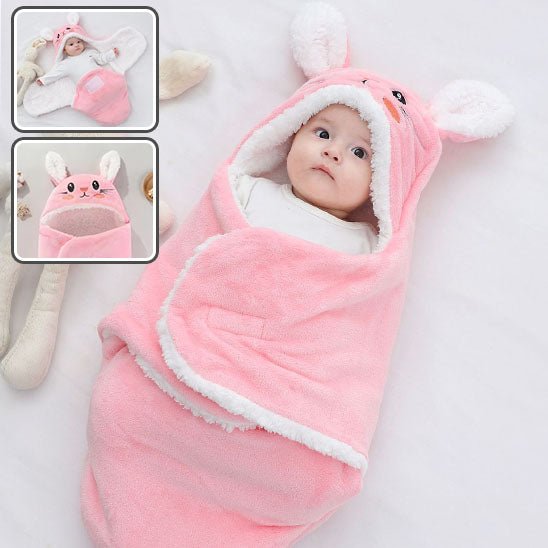 Nid d'ange pour bébé - Cigogne et bébé