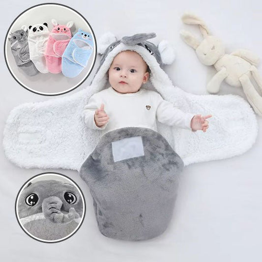 Nid d'ange pour bébé - Cigogne et bébé