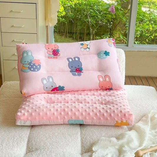 Oreiller pour bébé - Cigogne et bébé