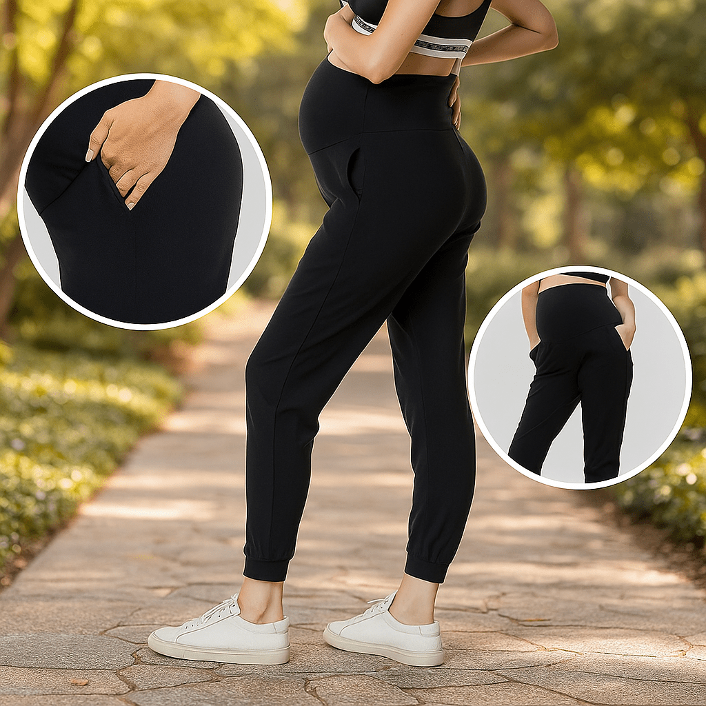 Pantalon de grossesse - Cigogne et bébé