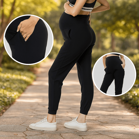 Pantalon de grossesse - Cigogne et bébé