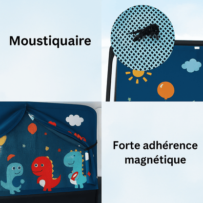 Pare - soleil voiture bébé - Cigogne et bébé