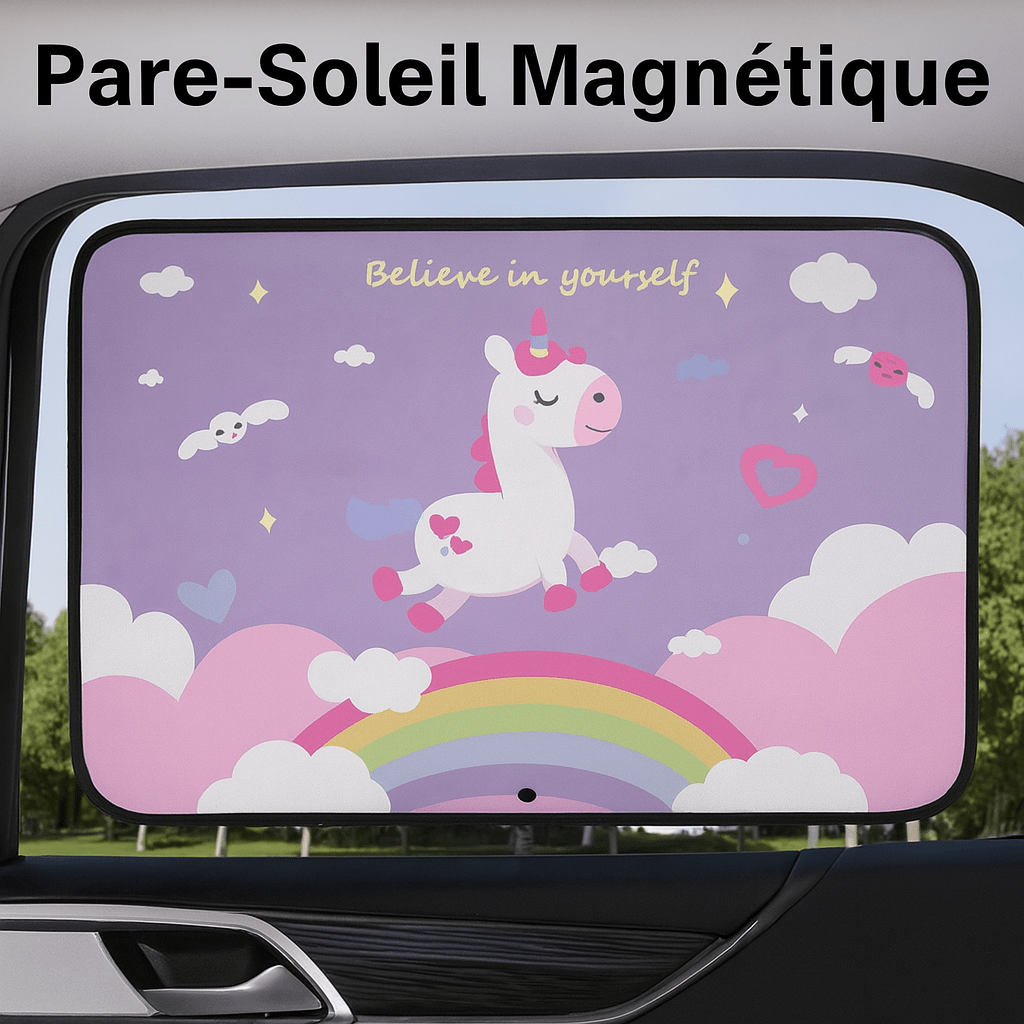 Pare - soleil voiture bébé - Cigogne et bébé