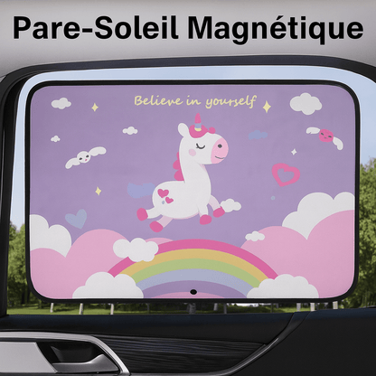 Pare - soleil voiture bébé - Cigogne et bébé