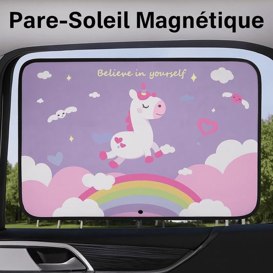 Pare - soleil voiture bébé - Cigogne et bébé