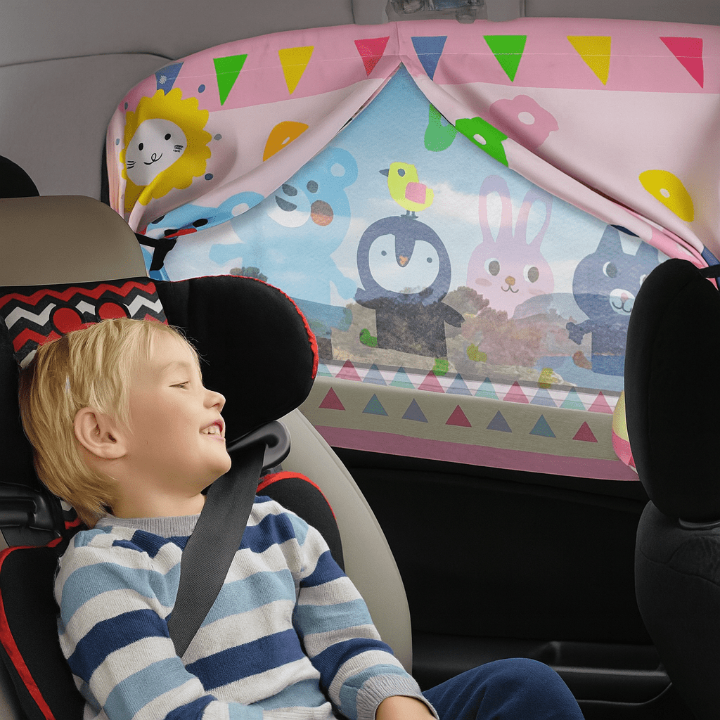 Pare - soleil voiture bébé - Cigogne et bébé