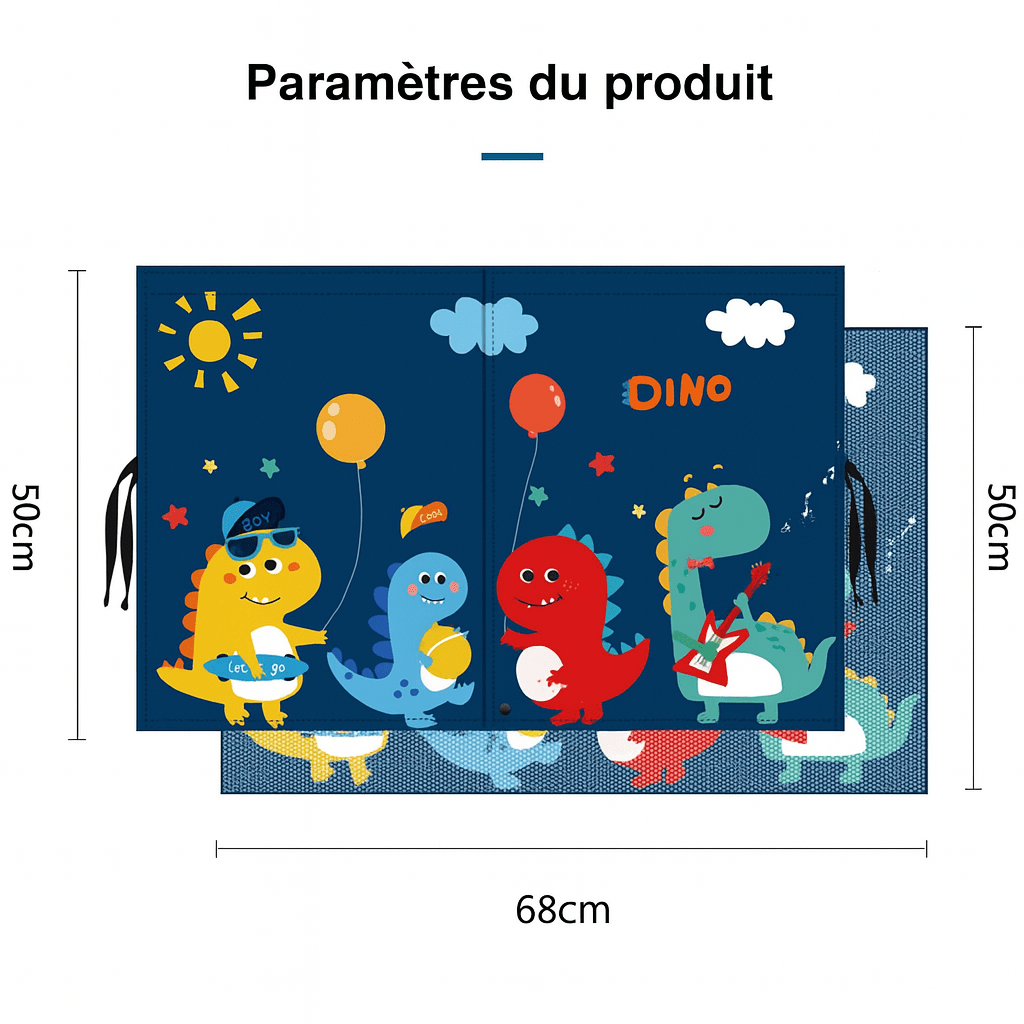Pare - soleil voiture bébé - Cigogne et bébé