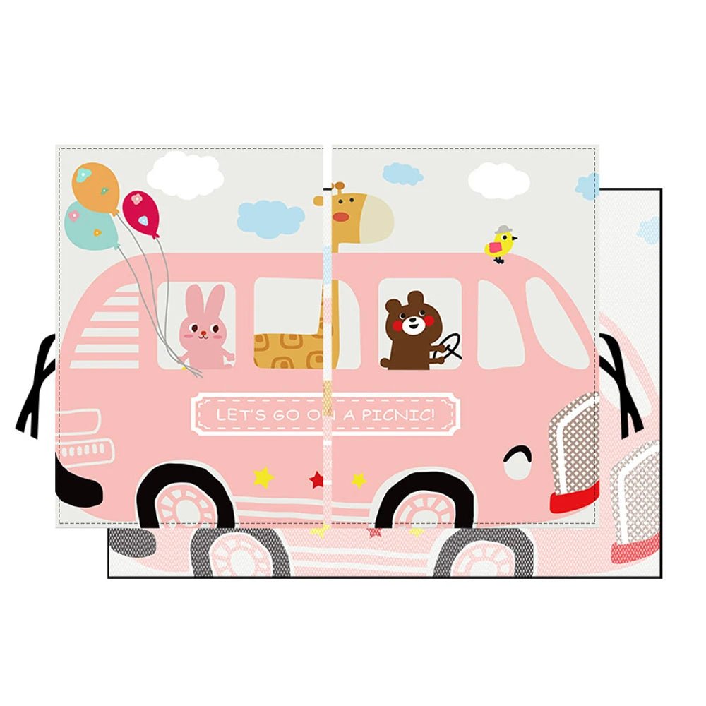Pare - soleil voiture bébé - Cigogne et bébé