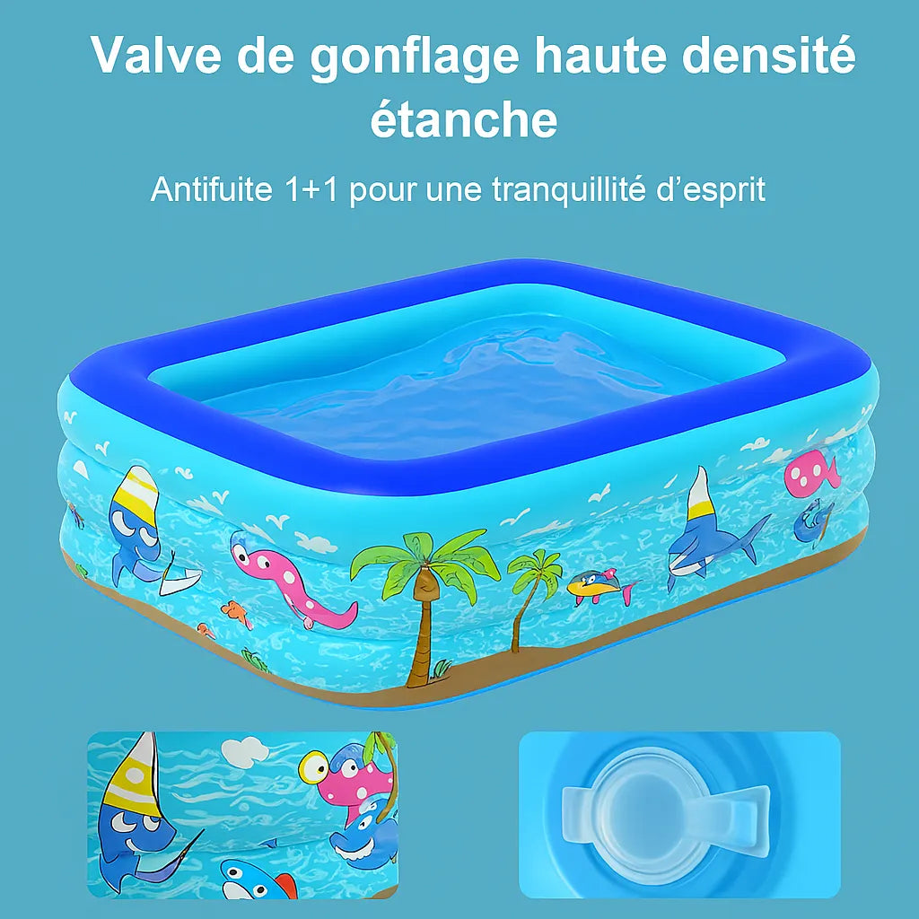 Description de la piscine gonflable