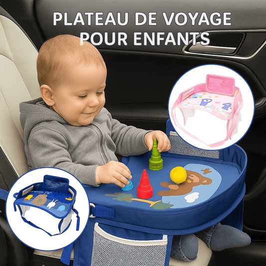 Plateau voiture enfants - Cigogne et bébé