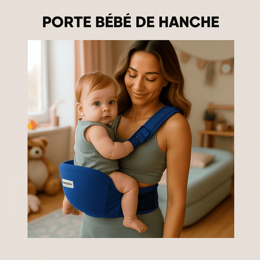 Porte - bébé de hanche - Cigogne et bébé