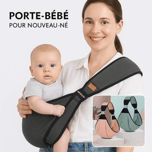 Porte - bébé pour nouveau - né - Cigogne et bébé