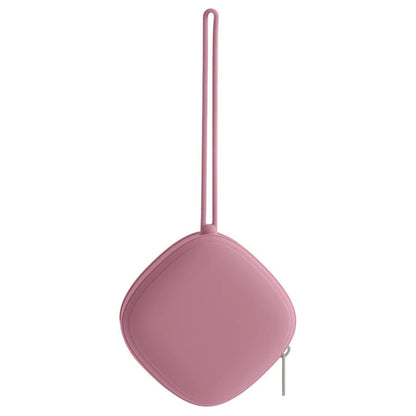 Porte sucette pour bébé - Cigogne et bébé