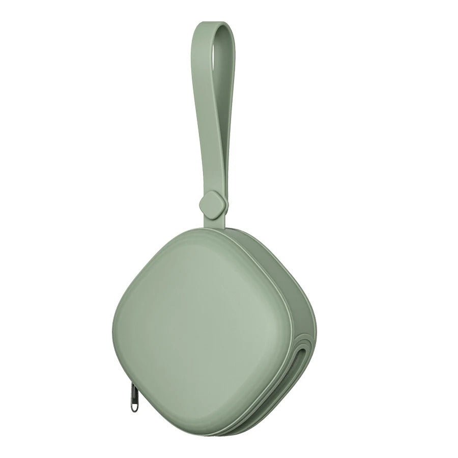 Porte sucette pour bébé - Cigogne et bébé