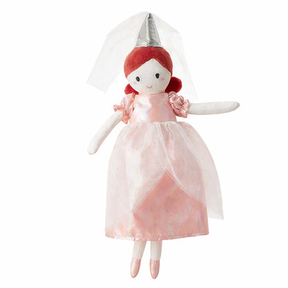 poupée mariée tissu bébé robe rose voile jouet peluche chiffon poupée décorative enfant douce montessori