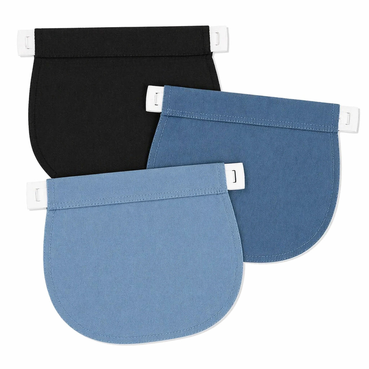 rallonge pantalon maternité ajustable 3 pièces bleu noir