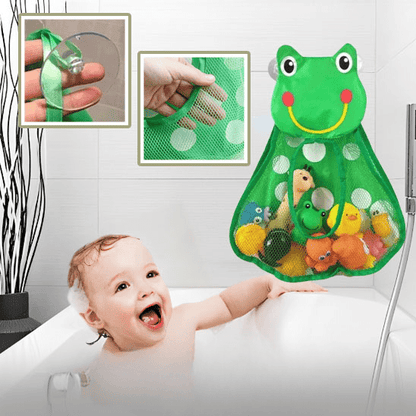 Sac à jouets de bain - Cigogne et bébé