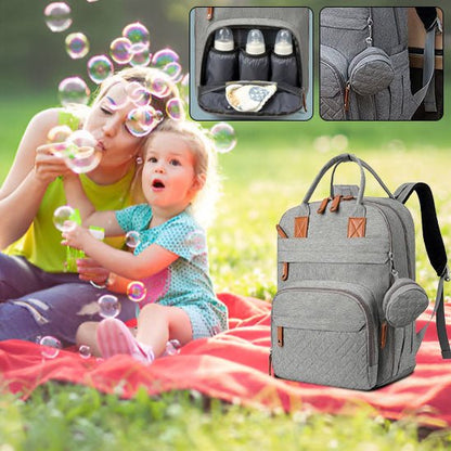 Sac à langer - Cigogne et bébé
