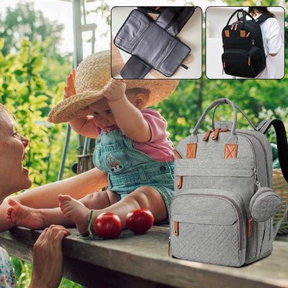 Sac à langer - Cigogne et bébé