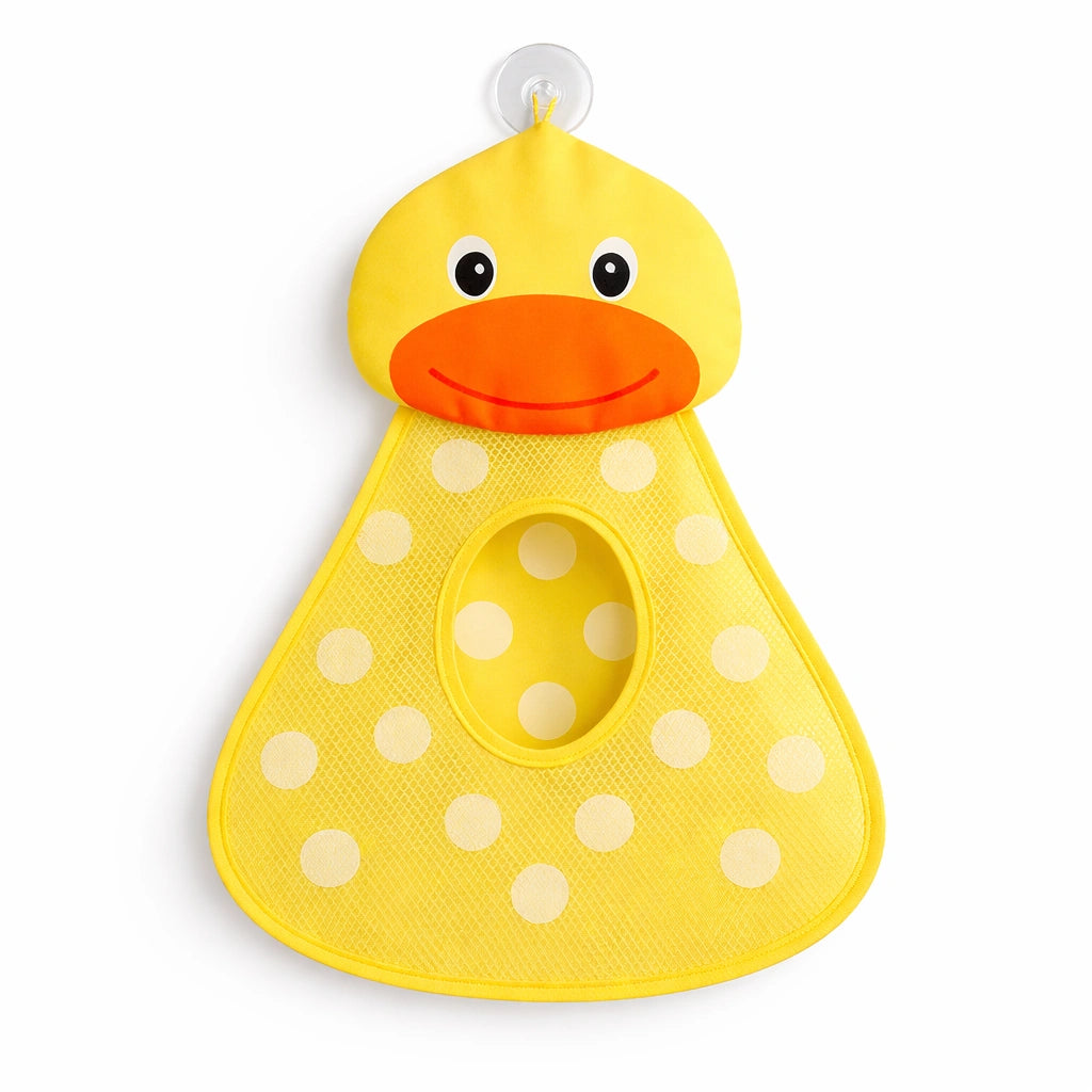 sac de rangement jouets bain bébé canard filet respirant avec ventouse séchage rapide accessoires bain enfant
