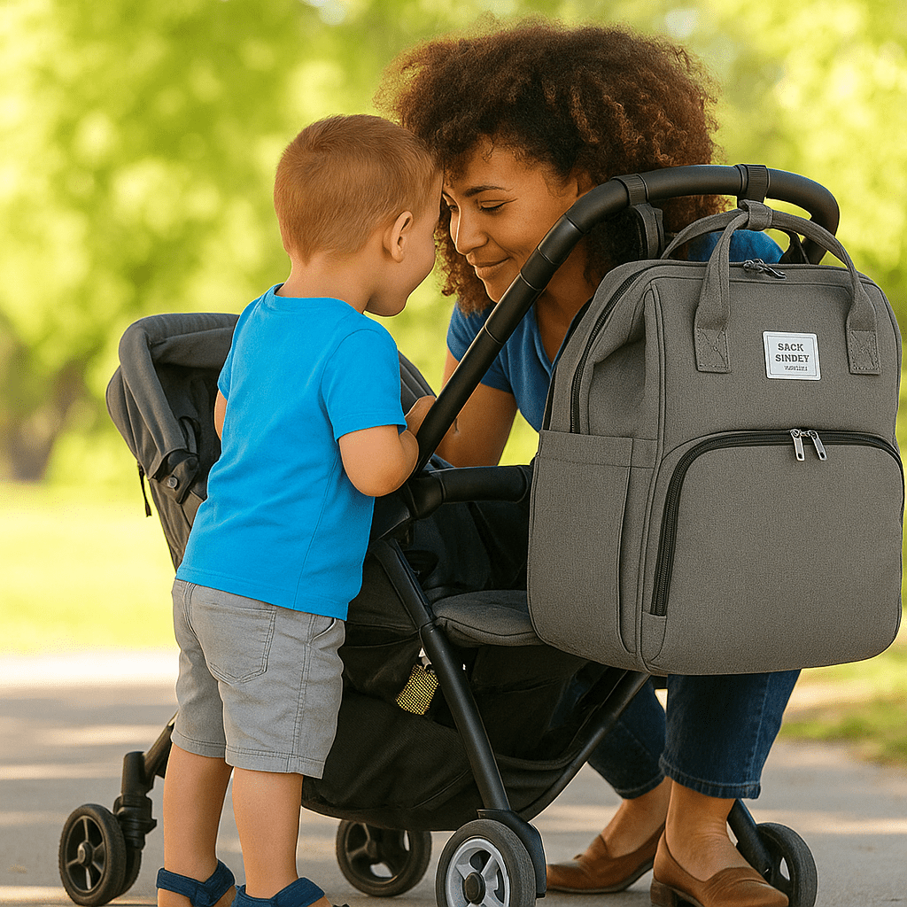 Sac pliable berceau pour bébé - Cigogne et bébé