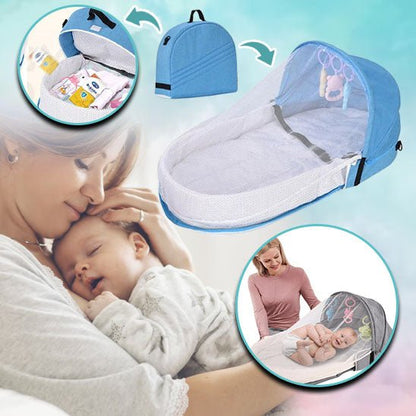 Sac pliable portable pour bébé - Cigogne et bébé