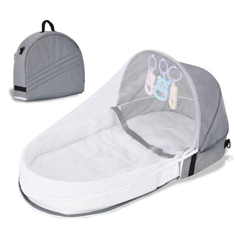 Sac pliable portable pour bébé - Cigogne et bébé