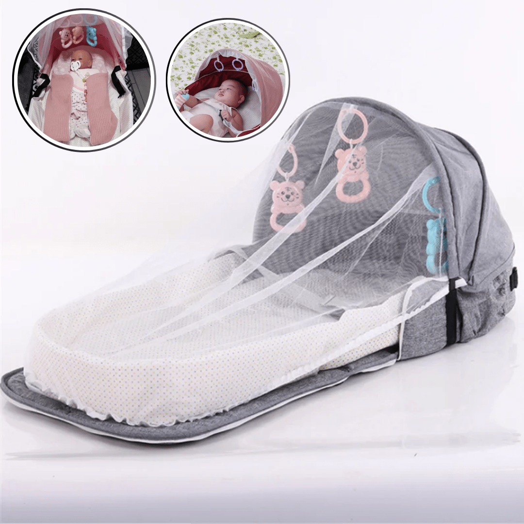 Sac pliable portable pour bébé - Cigogne et bébé