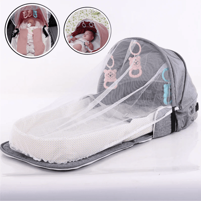 Sac pliable portable pour bébé - Cigogne et bébé