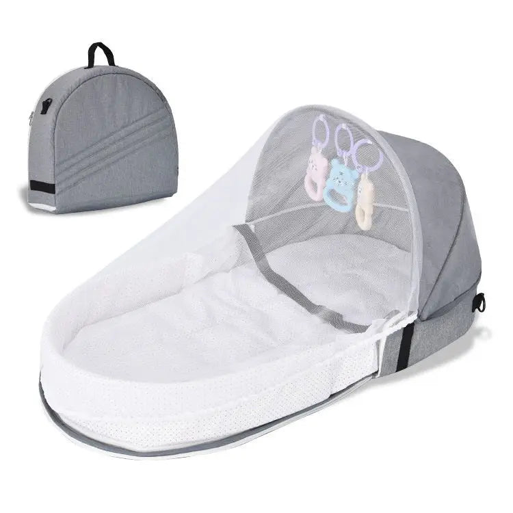 Sac pliable portable pour bébé - Cigogne et bébé