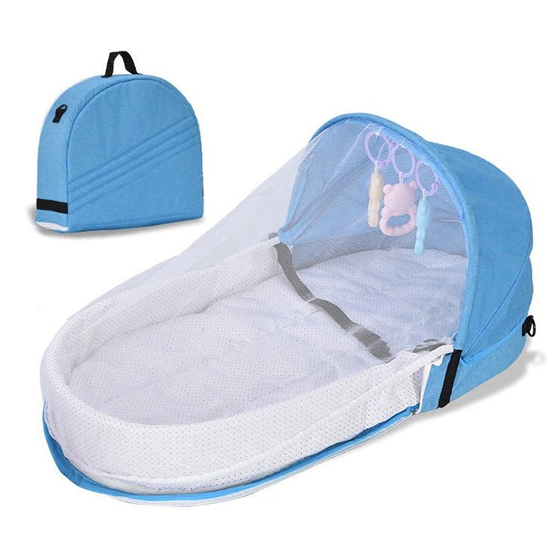 Sac pliable portable pour bébé - Cigogne et bébé