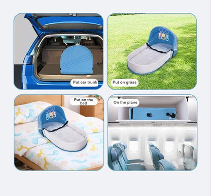 Sac pliable portable pour bébé - Cigogne et bébé