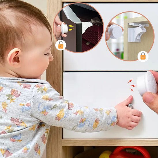 Serrure de sécurité pour bébé - Cigogne et bébé