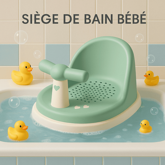 Siège de bain pour bébé - Cigogne et bébé