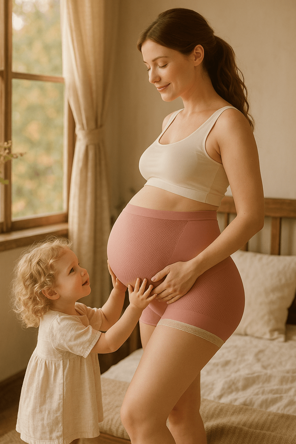 Sous vetement | maternité - Cigogne et bébé