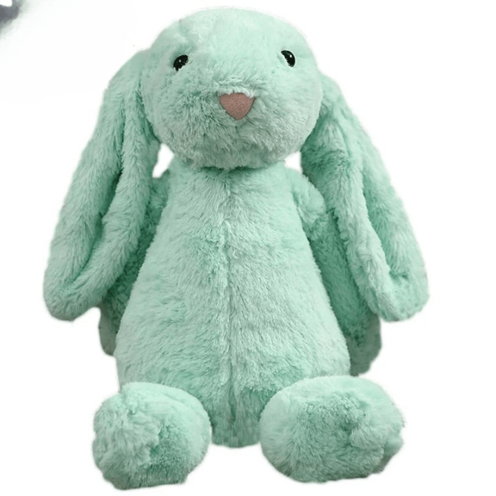 Stuffed rabbit™ | Lapin en peluche à oreilles longues de 30/35/45 - Cigogne et bébé